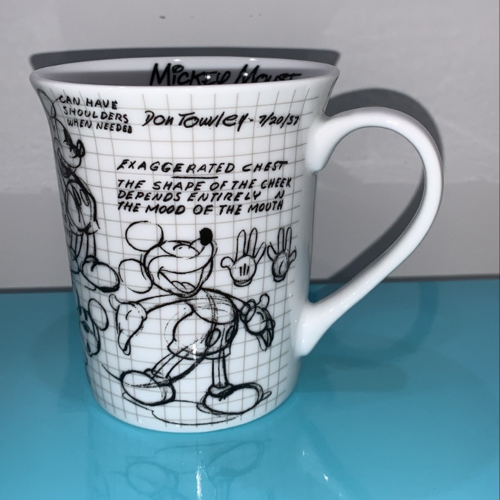 Mickey Mouse Sketchbook Coffee Mug 90th Anniversar